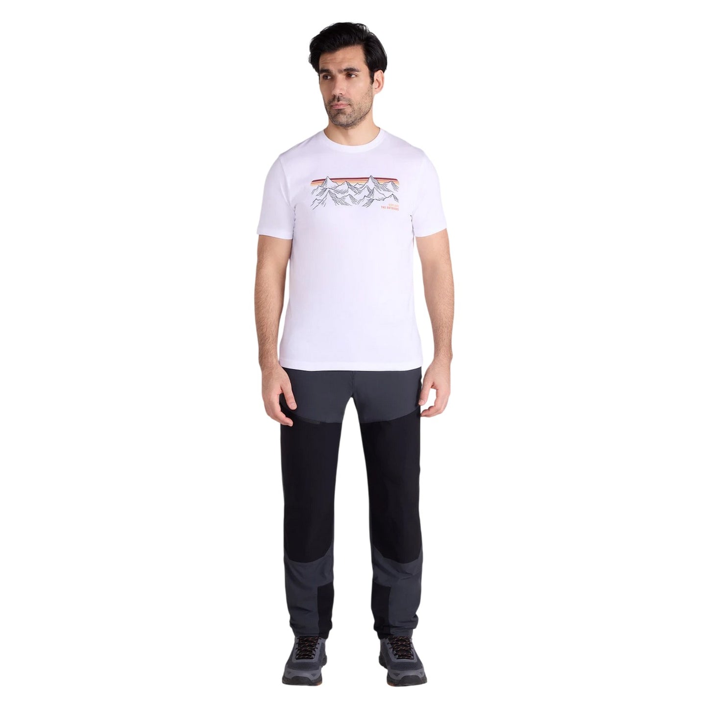 Black - Close up - Mountain Warehouse Mens Trailhead Water Resistant Trousers