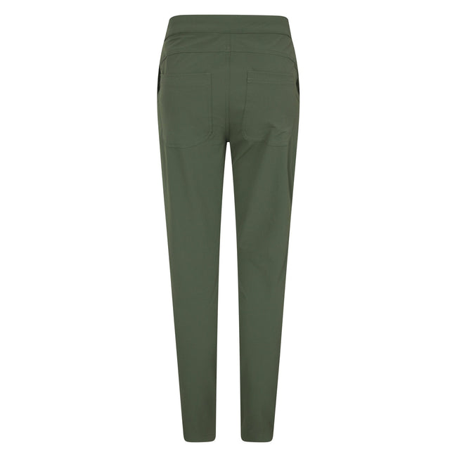 Green - Back - Mountain Warehouse Womens-Ladies Kesugi Stretch Slim Trousers
