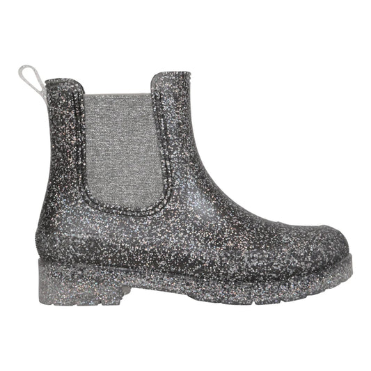 Black - Front - Mountain Warehouse Childrens-Kids Ziggy Glitter Wellington Boots