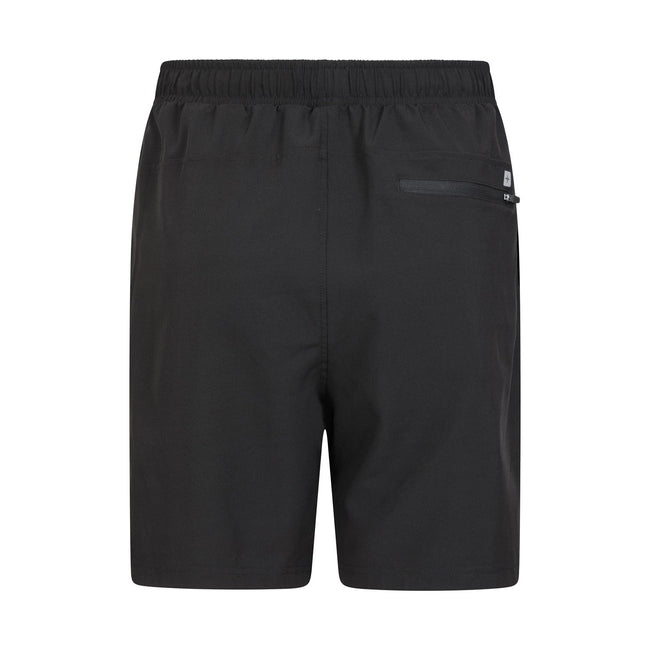 Black - Back - Mountain Warehouse Mens Hurdle Shorts