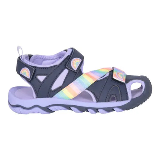 Lilac - Front - Mountain Warehouse Childrens-Kids Seaside Sandals