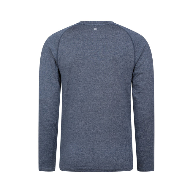Navy - Back - Mountain Warehouse Mens Stripe IsoCool Base Layer Top