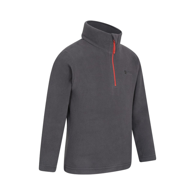 Grey - Side - Mountain Warehouse Childrens-Kids Camber Fleece (Pack of 2)