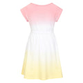 Pink-White-Yellow - Back - Mountain Warehouse Girls Penelope Ombre Organic Dress