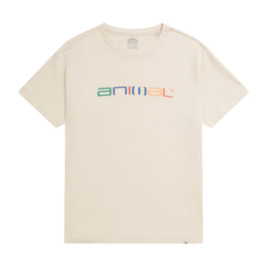 Off White - Front - Animal Womens-Ladies Leena Organic Cotton Boxy T-Shirt