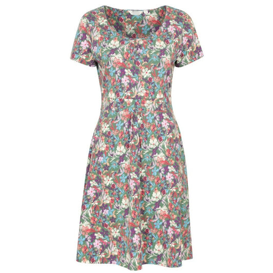 Teal - Front - Mountain Warehouse Womens-Ladies Orchid UV Protection Midi Dress