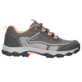 Light Grey - Back - Mountain Warehouse Childrens-Kids Softshell Walking Shoes