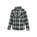 Teal - Back - Mountain Warehouse Childrens-Kids Jackson Shirt Jacket