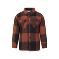 Burnt Orange - Front - Mountain Warehouse Childrens-Kids Jackson Shirt Jacket
