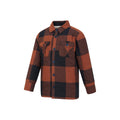Burnt Orange - Side - Mountain Warehouse Childrens-Kids Jackson Shirt Jacket