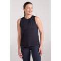 Black - Front - Mountain Warehouse Womens-Ladies Recycled Vest Top