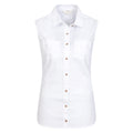White - Lifestyle - Mountain Warehouse Womens-Ladies Coconut Sleeveless Shirt