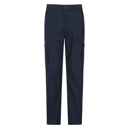 Dark Blue - Front - Mountain Warehouse Mens Trek II Trousers