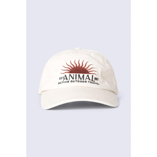 Off White - Front - Animal Unisex Adult Luca Patch Organic Baseball Cap