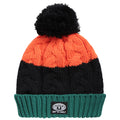 Green-Orange-Black - Front - Animal Childrens-Kids Alex Recycled Beanie