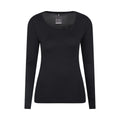 Black - Front - Mountain Warehouse Womens-Ladies Keep The Heat Thermal Top