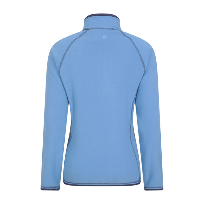 Dark Blue - Side - Mountain Warehouse Womens-Ladies Montana Half Zip Fleece Top