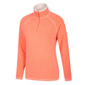 Coral - Side - Mountain Warehouse Womens-Ladies Montana Half Zip Fleece Top