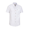 White - Lifestyle - Mountain Warehouse Mens Coconut Slub Short-Sleeved Shirt