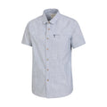 Denim - Lifestyle - Mountain Warehouse Mens Coconut Slub Short-Sleeved Shirt