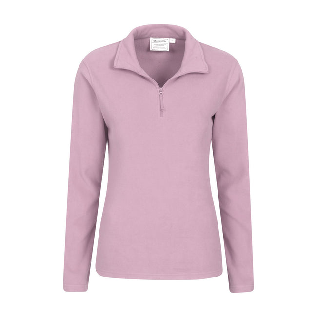 Light Pink - Lifestyle - Mountain Warehouse Womens-Ladies Camber II Fleece Top