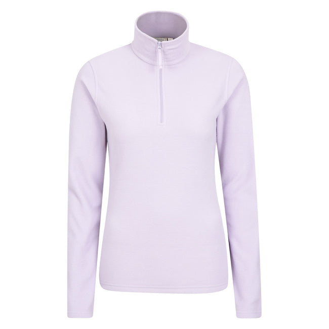 Purple - Front - Mountain Warehouse Womens-Ladies Camber II Fleece Top