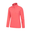 Bright Pink - Side - Mountain Warehouse Womens-Ladies Camber II Fleece Top