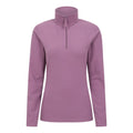 Dusky Purple - Front - Mountain Warehouse Womens-Ladies Camber II Fleece Top