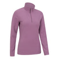 Dusky Purple - Side - Mountain Warehouse Womens-Ladies Camber II Fleece Top