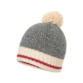 Grey - Back - Mountain Warehouse Mens Whistler Pom Pom Beanie