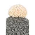 Grey - Close up - Mountain Warehouse Mens Whistler Pom Pom Beanie
