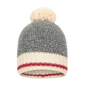 Grey - Front - Mountain Warehouse Mens Whistler Pom Pom Beanie