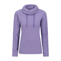 Grape - Front - Mountain Warehouse Womens-Ladies Hebridean Cowl Neck Fleece Top