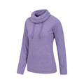 Grape - Side - Mountain Warehouse Womens-Ladies Hebridean Cowl Neck Fleece Top