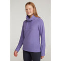 Iron Grey - Front - Mountain Warehouse Womens-Ladies Hebridean Cowl Neck Fleece Top