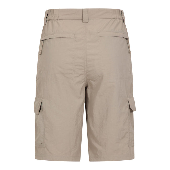 Beige - Back - Mountain Warehouse Mens Explore Cargo Shorts