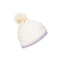 White - Pack Shot - Mountain Warehouse Childrens-Kids Unicorn Pom Pom Beanie