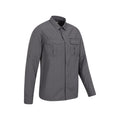 Grey - Lifestyle - Mountain Warehouse Mens Navigator II UV Protection Shirt