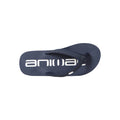 Blue-White - Back - Animal Womens-Ladies Logo Recycled Flip Flops