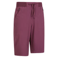 Burgundy - Lifestyle - Mountain Warehouse Womens-Ladies Explorer Long Shorts