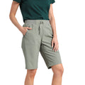 Khaki - Pack Shot - Mountain Warehouse Womens-Ladies Explorer Long Shorts