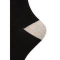 Jet Black - Side - Mountain Warehouse Womens-Ladies Odour Control Socks (Pack of 5)