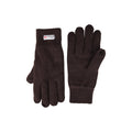 Dark Brown - Front - Mountain Warehouse Mens Thinsulate Knitted Gloves