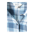 Blue - Lifestyle - Mountain Warehouse Womens-Ladies Balsam Brushed Flannel Longline Shirt