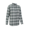 Dark Green - Lifestyle - Mountain Warehouse Womens-Ladies Balsam Brushed Flannel Longline Shirt