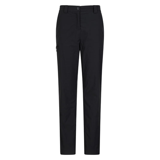 Black - Front - Mountain Warehouse Womens-Ladies Winter Hiker Stretch Hiking Trousers