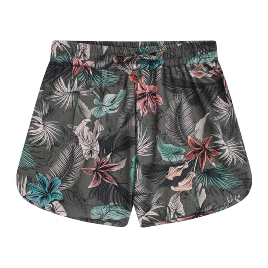Khaki Brown - Front - Animal Womens-Ladies Sand Dune Recycled Printed Shorts