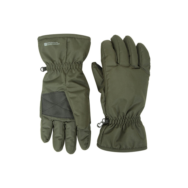 Green - Side - Mountain Warehouse Mens Ski Gloves