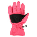 Pink - Back - Mountain Warehouse Childrens-Kids Ski Gloves