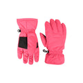 Pink - Side - Mountain Warehouse Childrens-Kids Ski Gloves